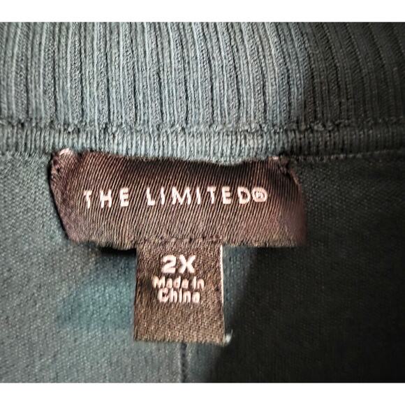 The Limited Cowl Neck Long Sleeve Sweater Women's 2X Forest Green Pullover - Picture 2 of 7